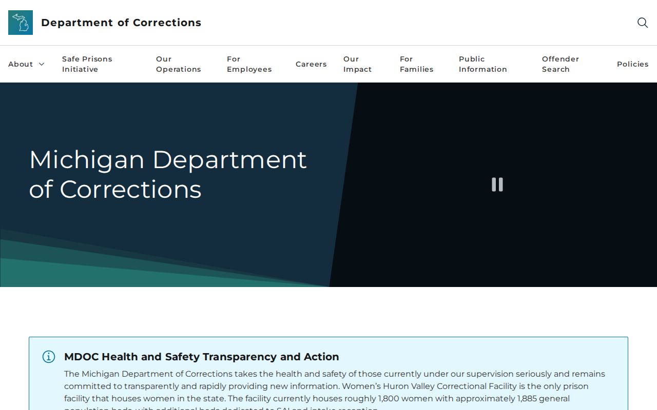 Lenawee County criminal history Michigan corrections information